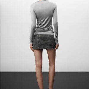 JEN CEBALLOS x MANGO rhinestone skirt size M -NWT